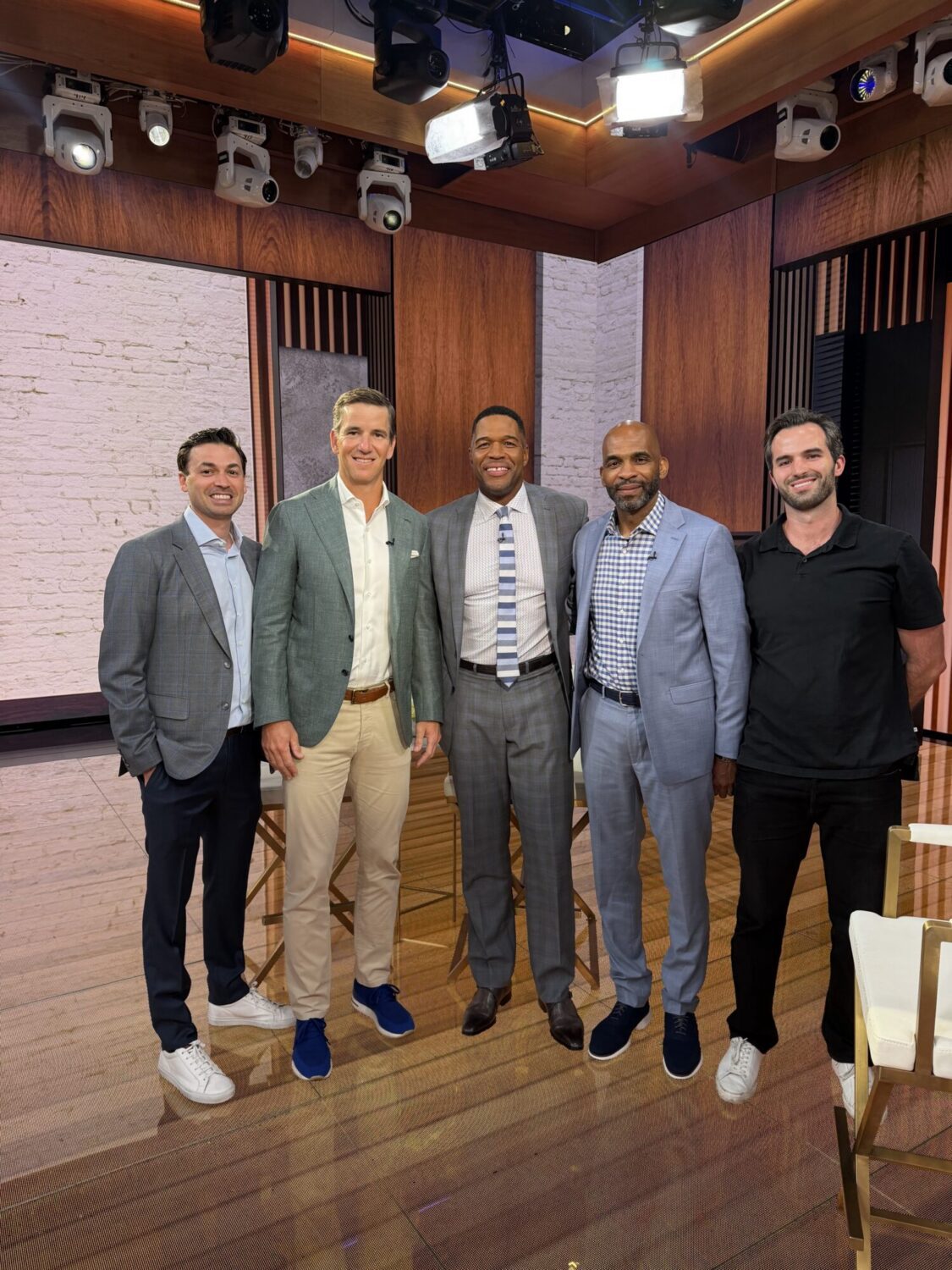 Eli Manning and Izell Reese Talk the Importance of Youth Sports on Good Morning America